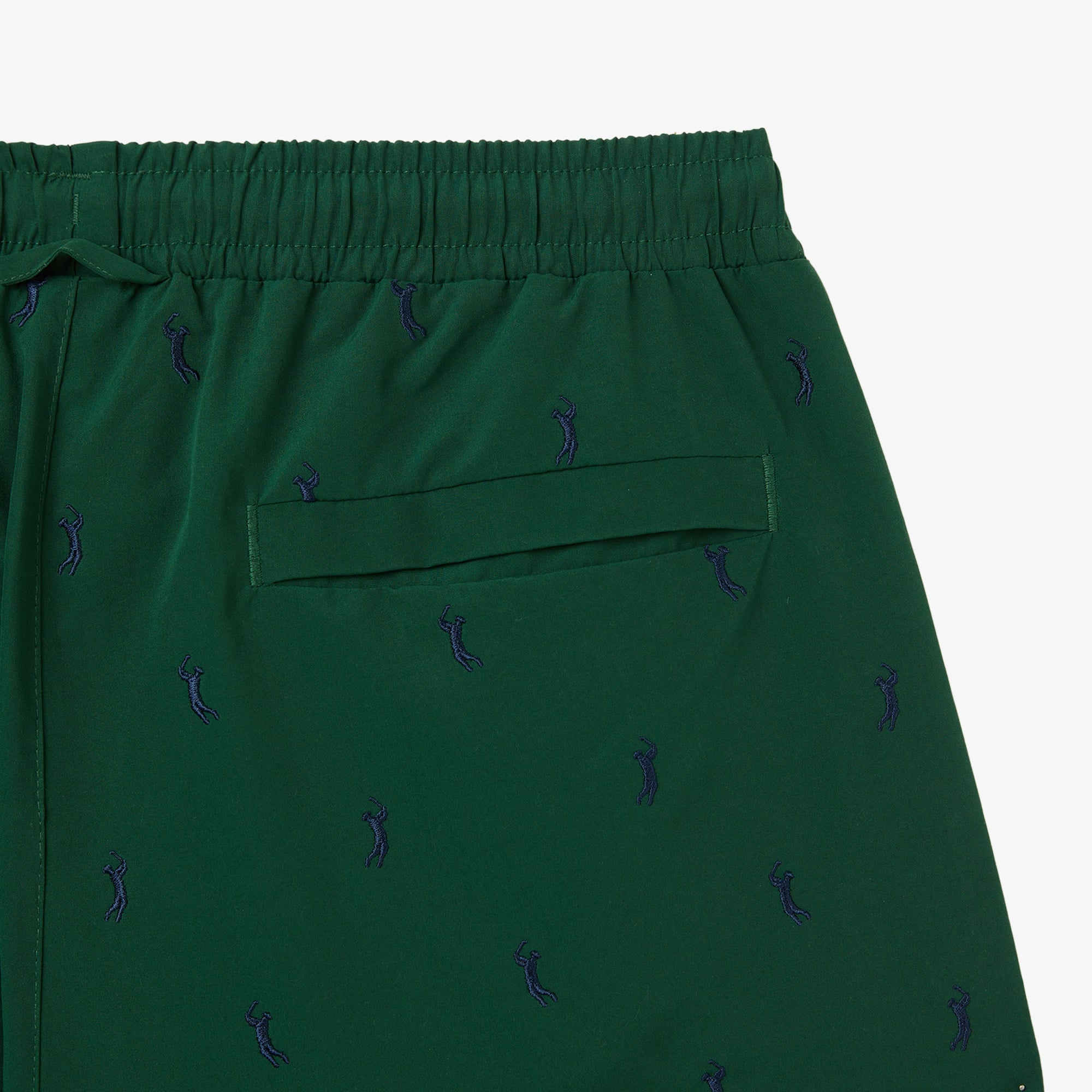 Erkek Regular Fit Desenli Yeşil Mayo