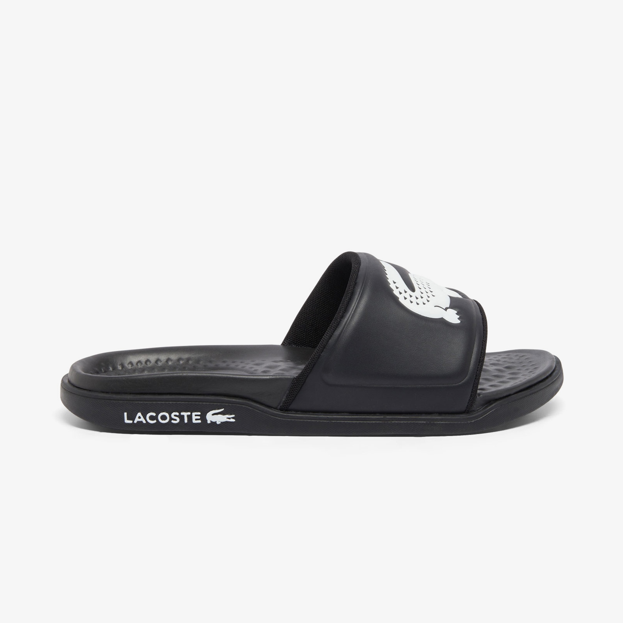 Lacoste Serve Slide Dual Erkek Siyah Terlik