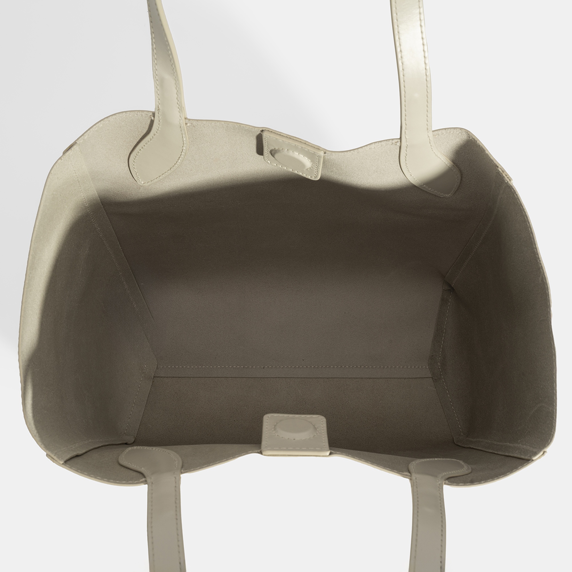 Kadın Beyaz Deri Omuz Çantası