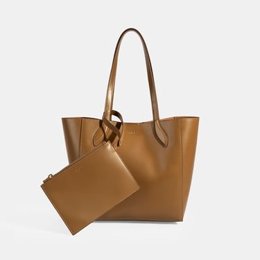  Kadın Kahve Deri Omuz Çantası