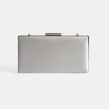  Kadın Gümüş Portföy Gece Çantası