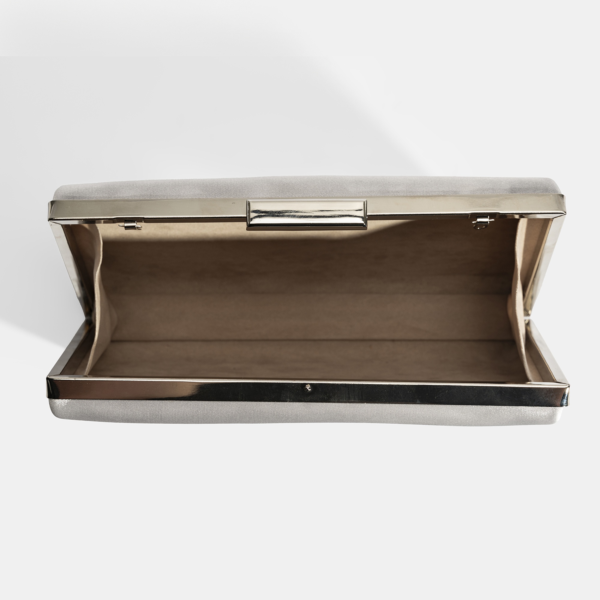 Kadın Gümüş Portföy Gece Çantası