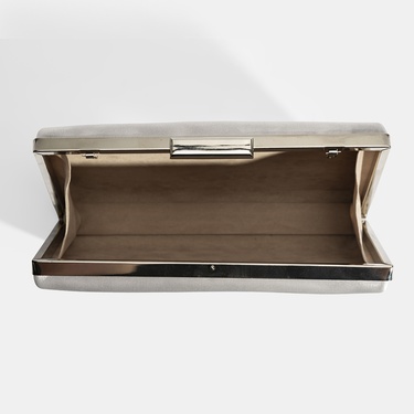  Kadın Gümüş Portföy Gece Çantası