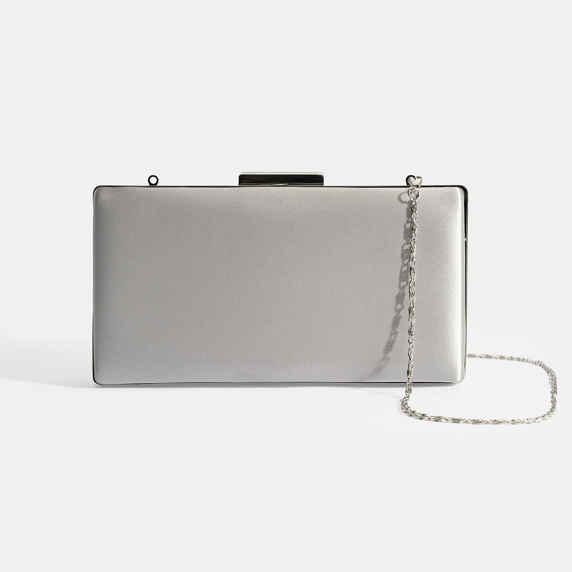 Kadın Gümüş Portföy Gece Çantası