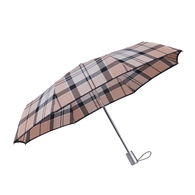  Samsonite Bej Alu Drop S - 3 Kademeli Otomatik Katlanabilir Şemsiye