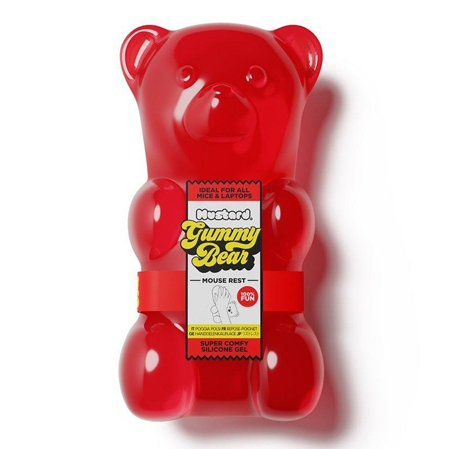  Mustard Gummy Bear Mouse Bilek Desteği - Kırmızı