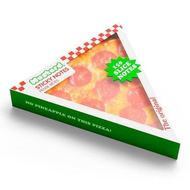  Mustard Pizza Sticky Not Kağıdı