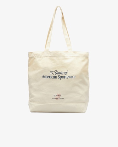  GANT Unisex Krem Tote Çanta