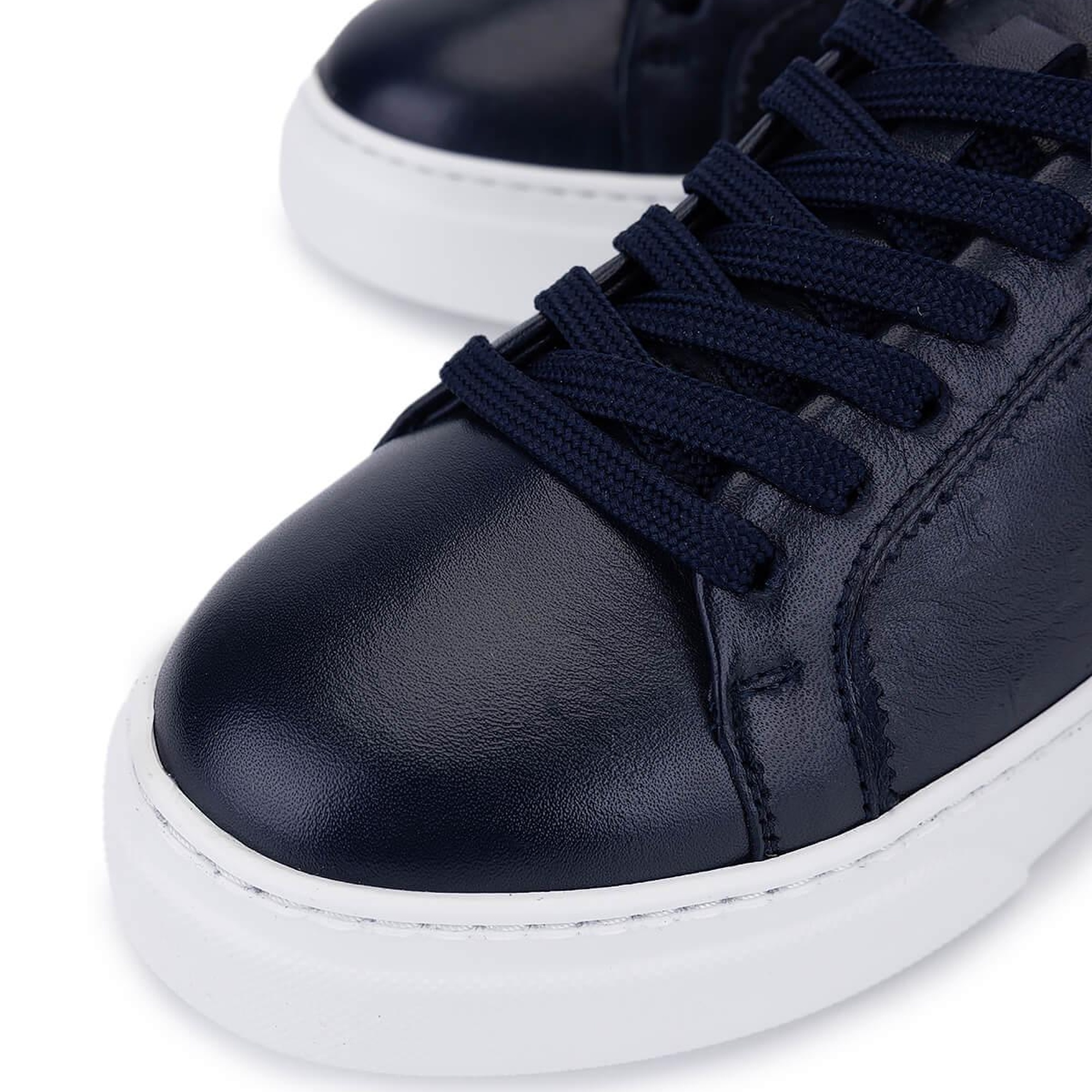 Tamer Tanca Kadın Hakiki Deri Lacivert Sneakers & Spor Ayakkabı