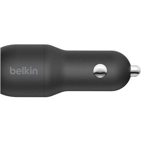  Belkin Çift USB Araç Şarj Cihazı 24 W + USB-C Kablosu (Boost Charge Çift Bağlantı Noktalı Araç Şarjı)