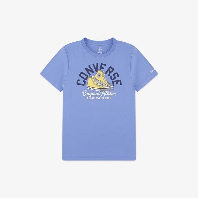  Converse Retro Remix Çocuk Mavi T-Shirt