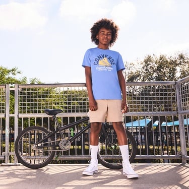  Converse Retro Remix Çocuk Mavi T-Shirt