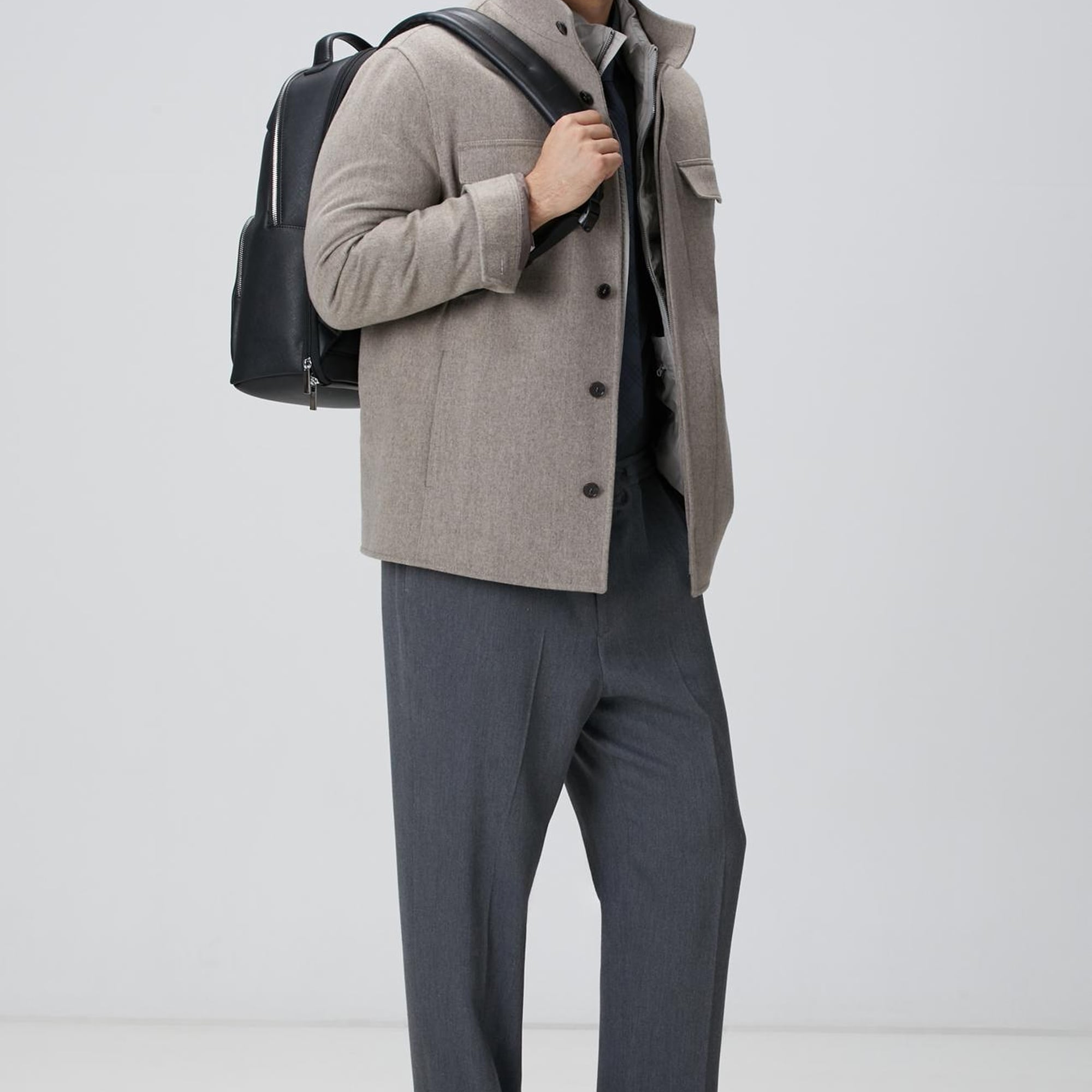 Network Erkek Antrasit Gömlek