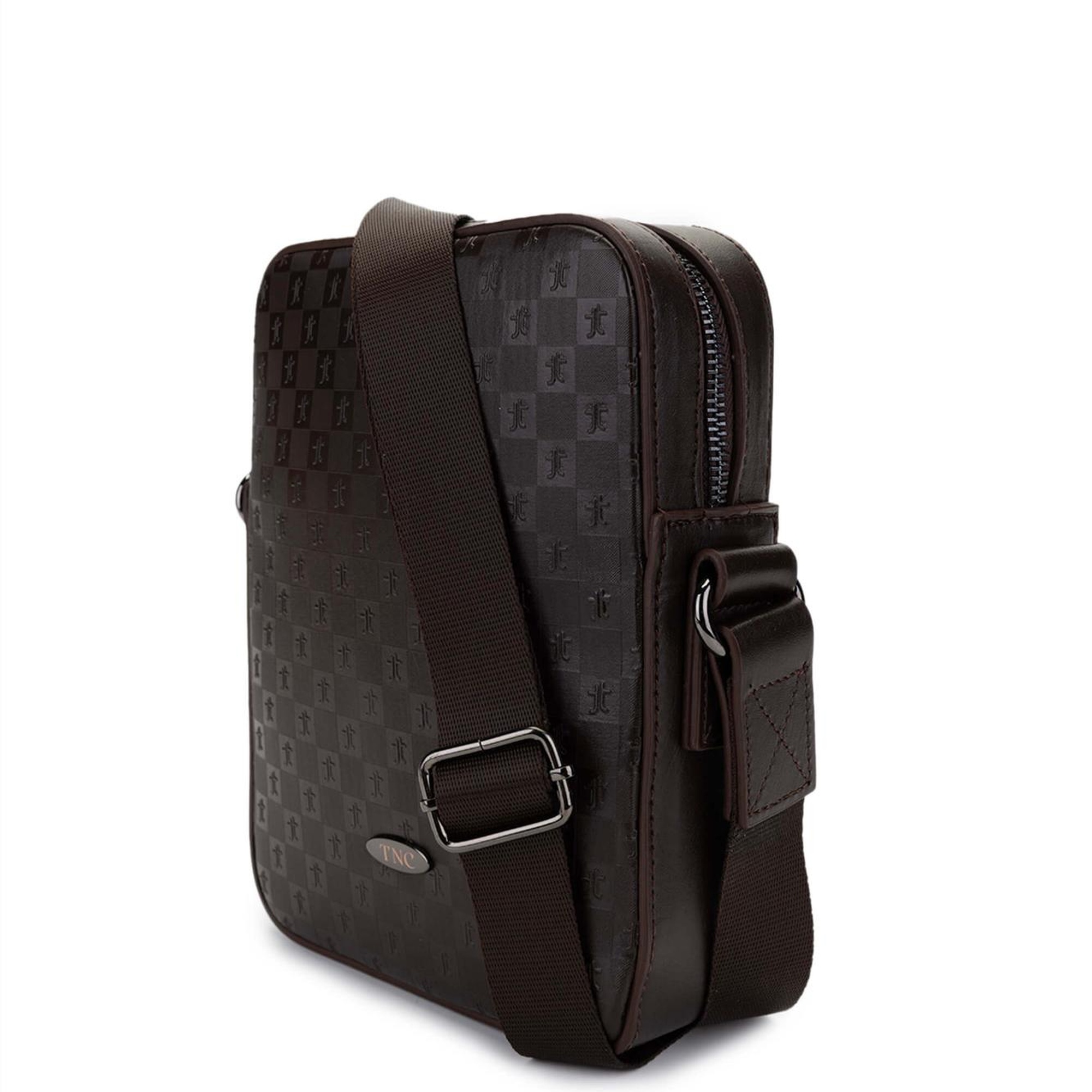 Tamer Tanca Erkek Vegan Kahverengi Postacı Çanta