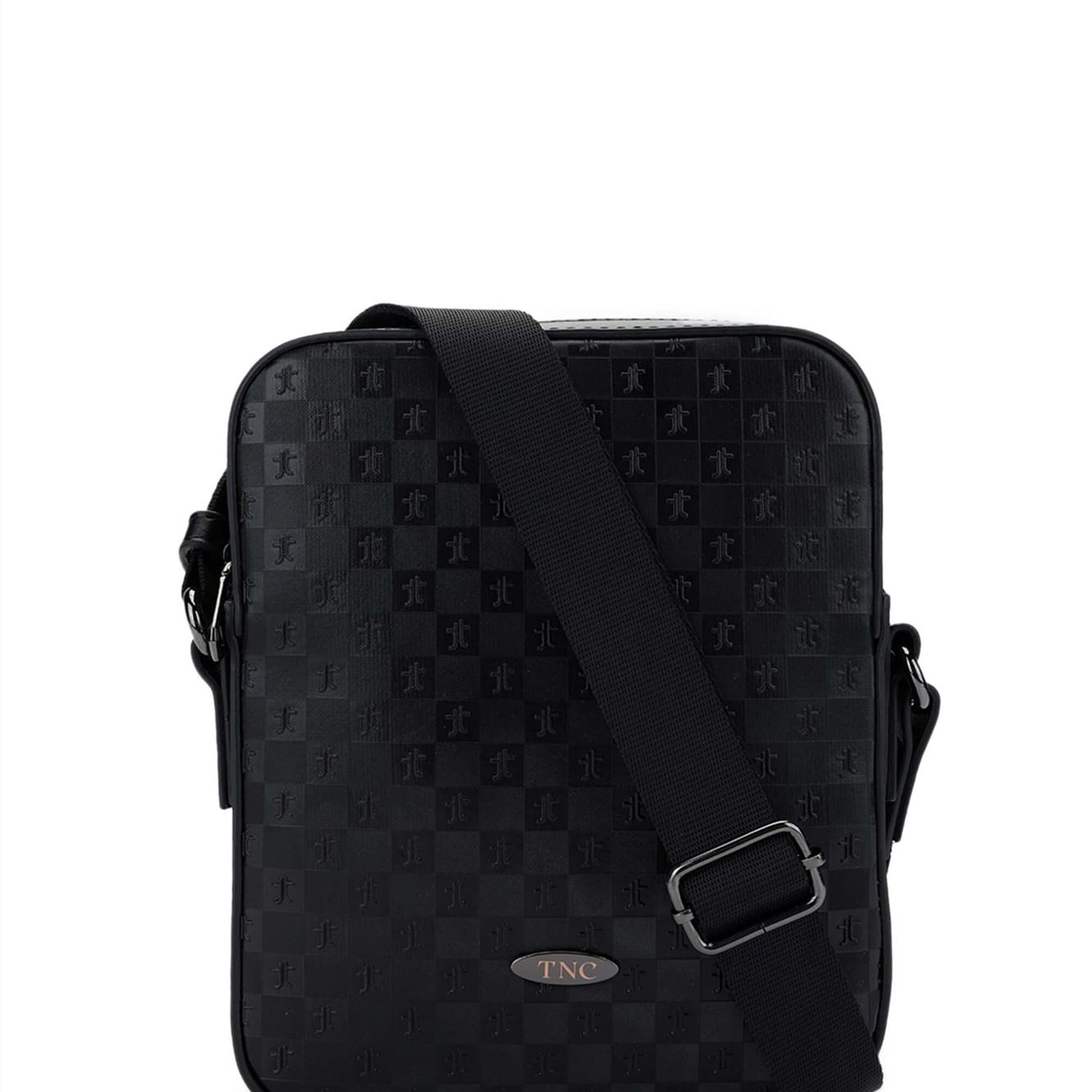 Tamer Tanca Erkek Vegan Siyah Postacı Çanta