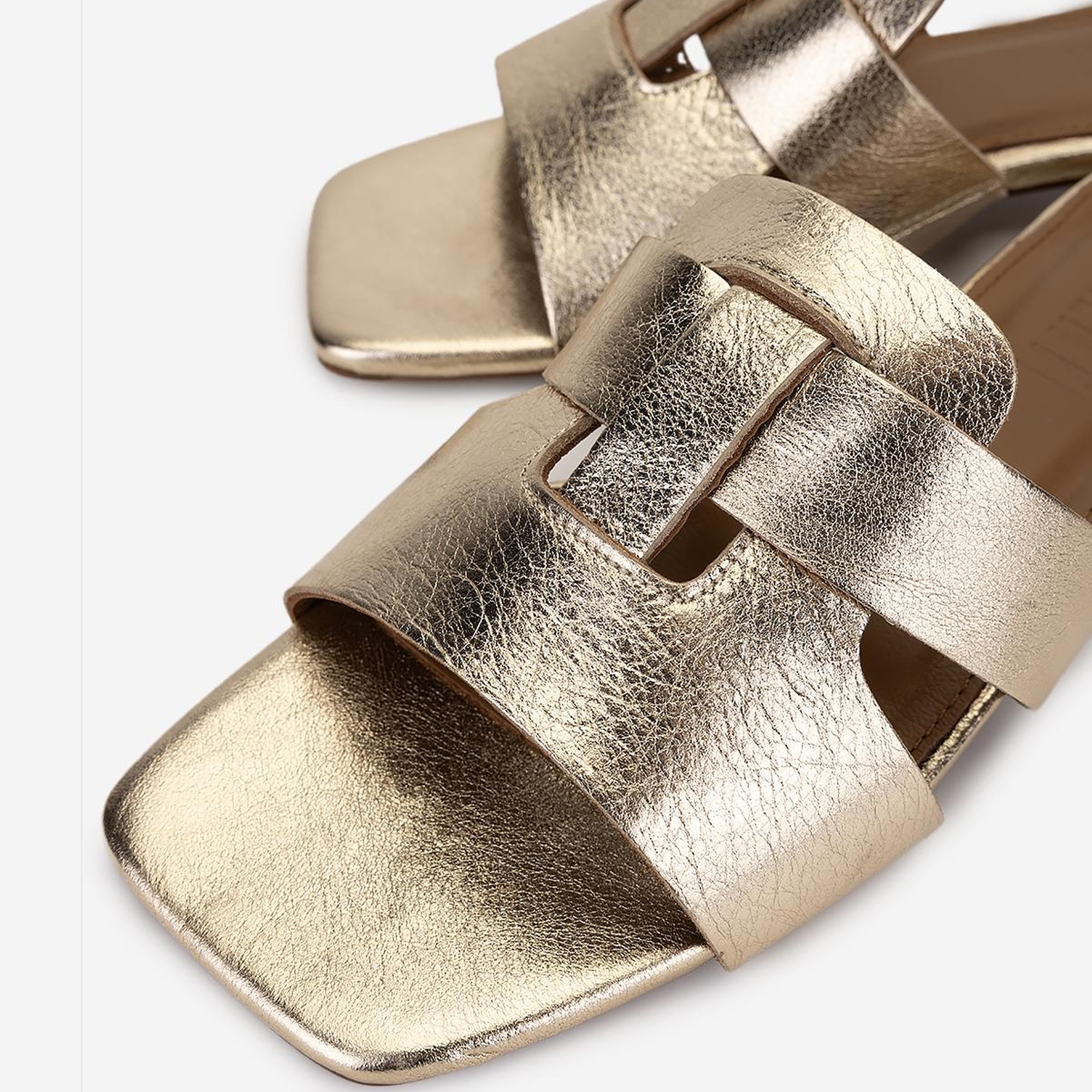 Valmenti Kadın Hakiki Deri Sarı Düz Terlik