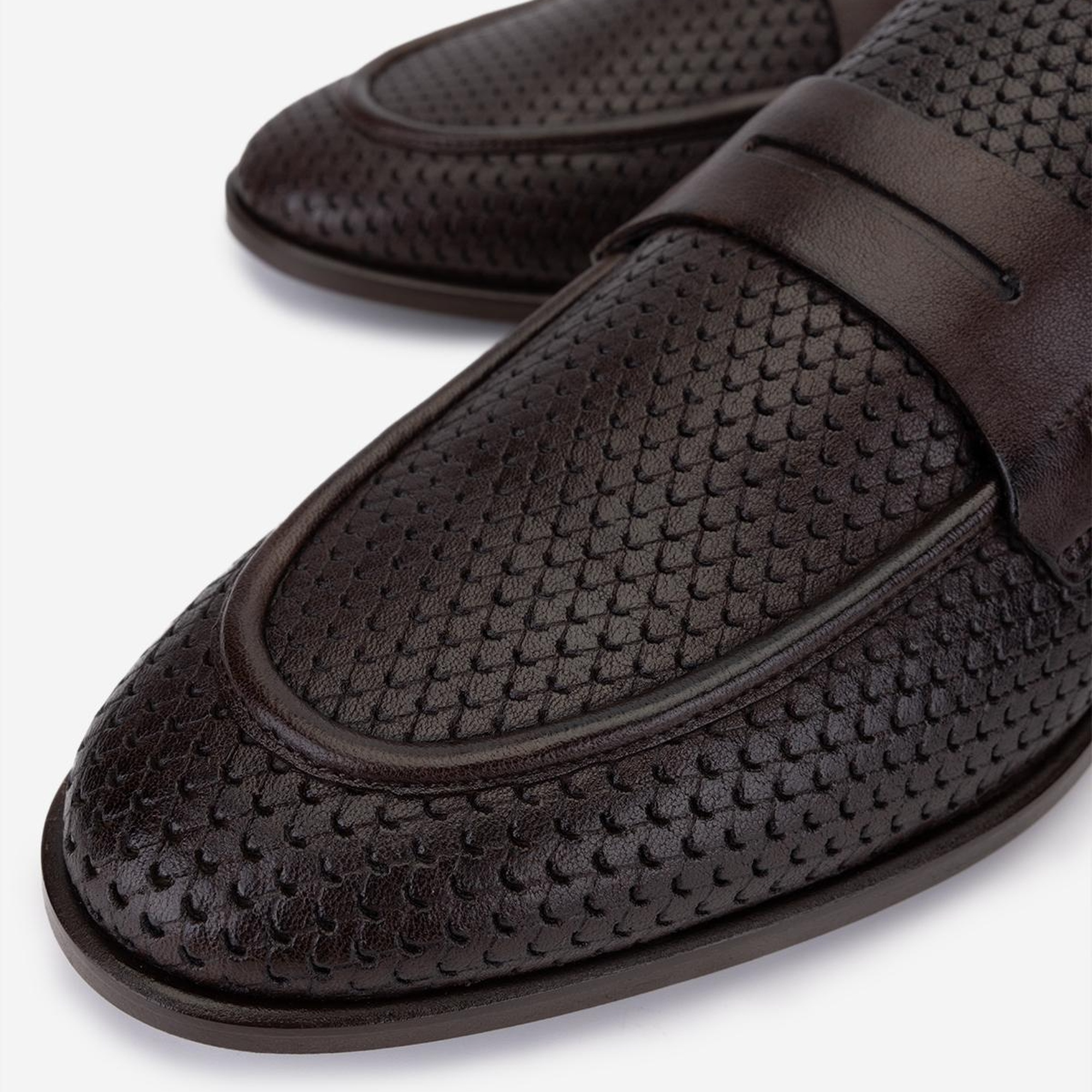 Valmenti Erkek Hakiki Deri Kahverengi Loafer Ayakkabı