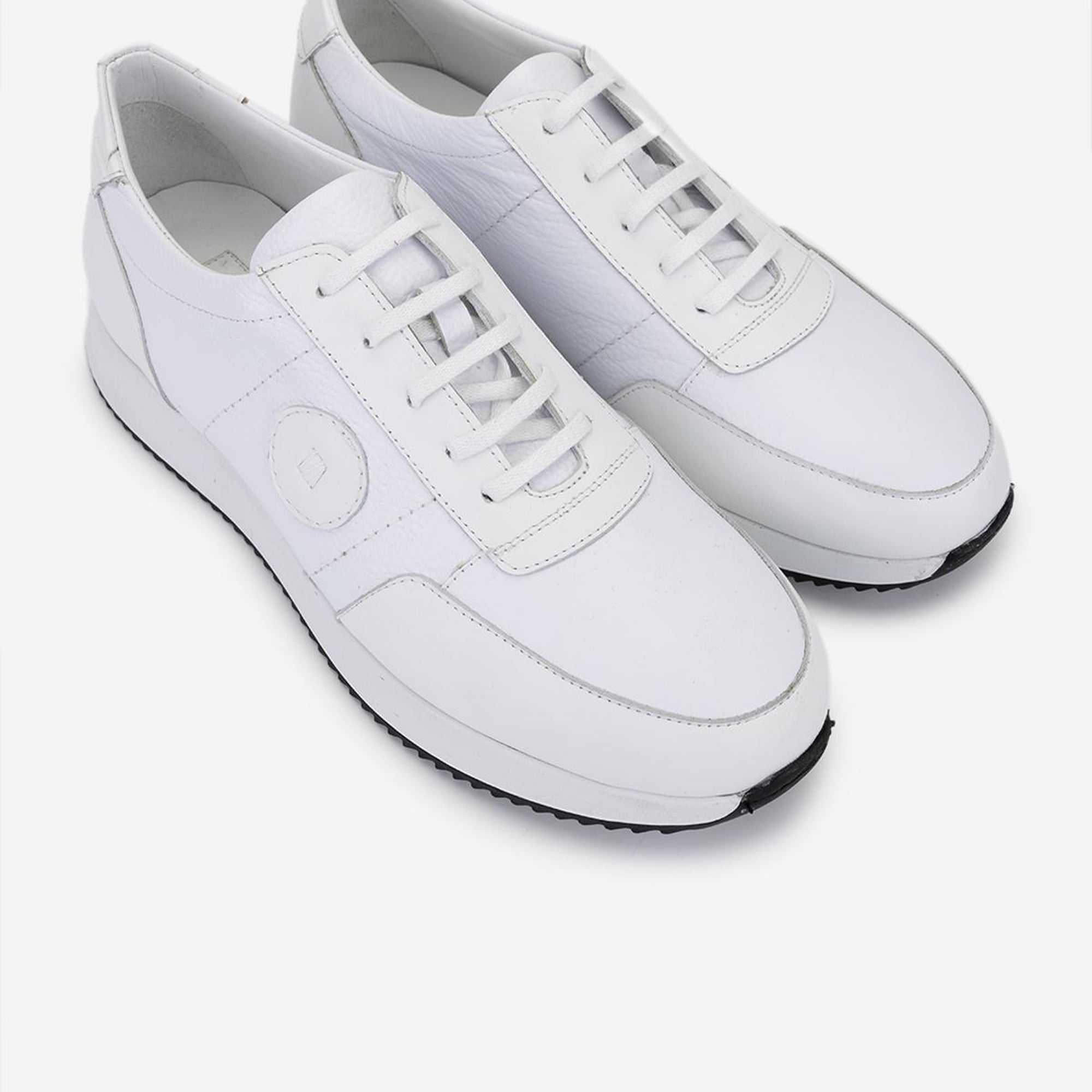 Valmenti Erkek Hakiki Deri Beyaz Sneakers & Spor Ayakkabı