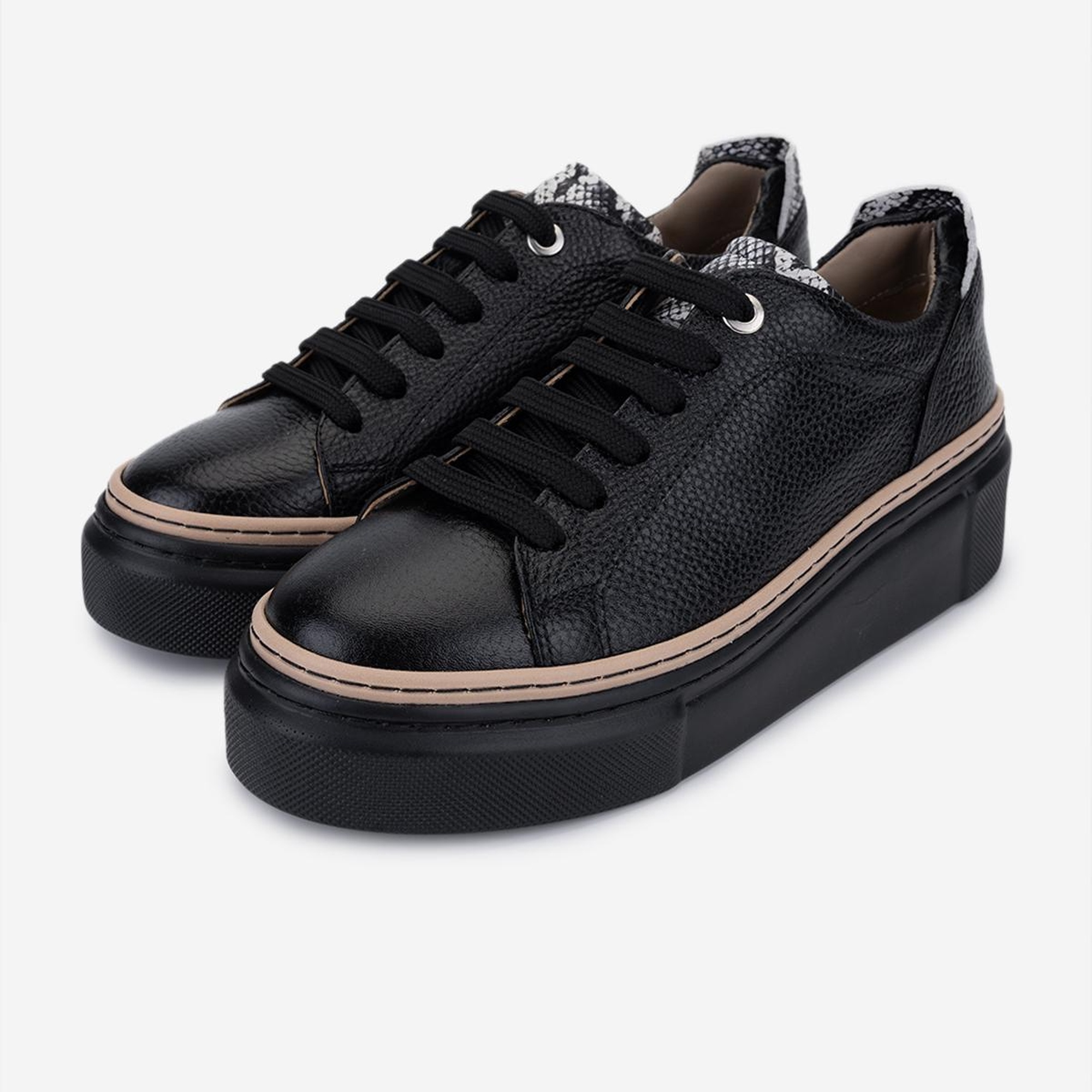 Valmenti Kadın Siyah Floter Sneakers & Spor Ayakkabı