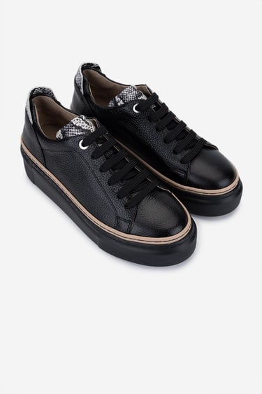  Valmenti Kadın Siyah Floter Sneakers & Spor Ayakkabı