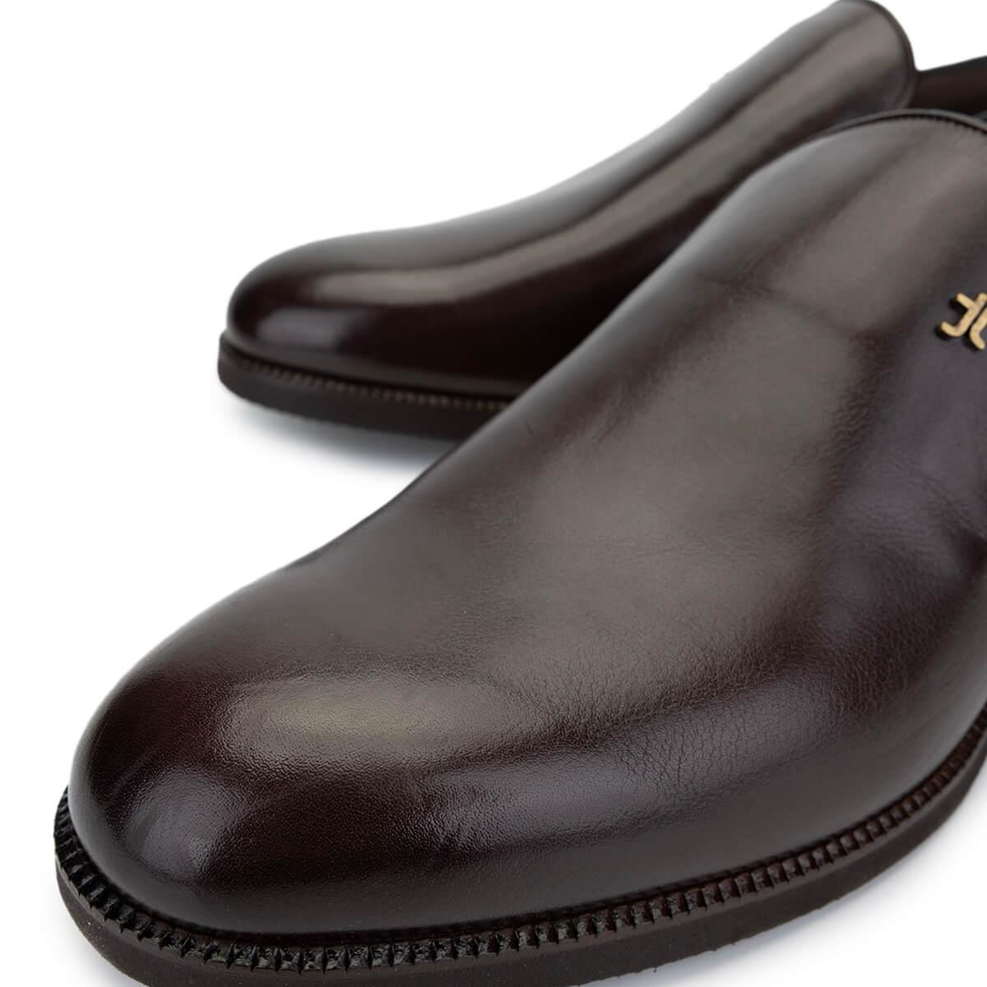 Tamer Tanca Erkek Hakiki Deri Kahverengi Loafer Ayakkabı