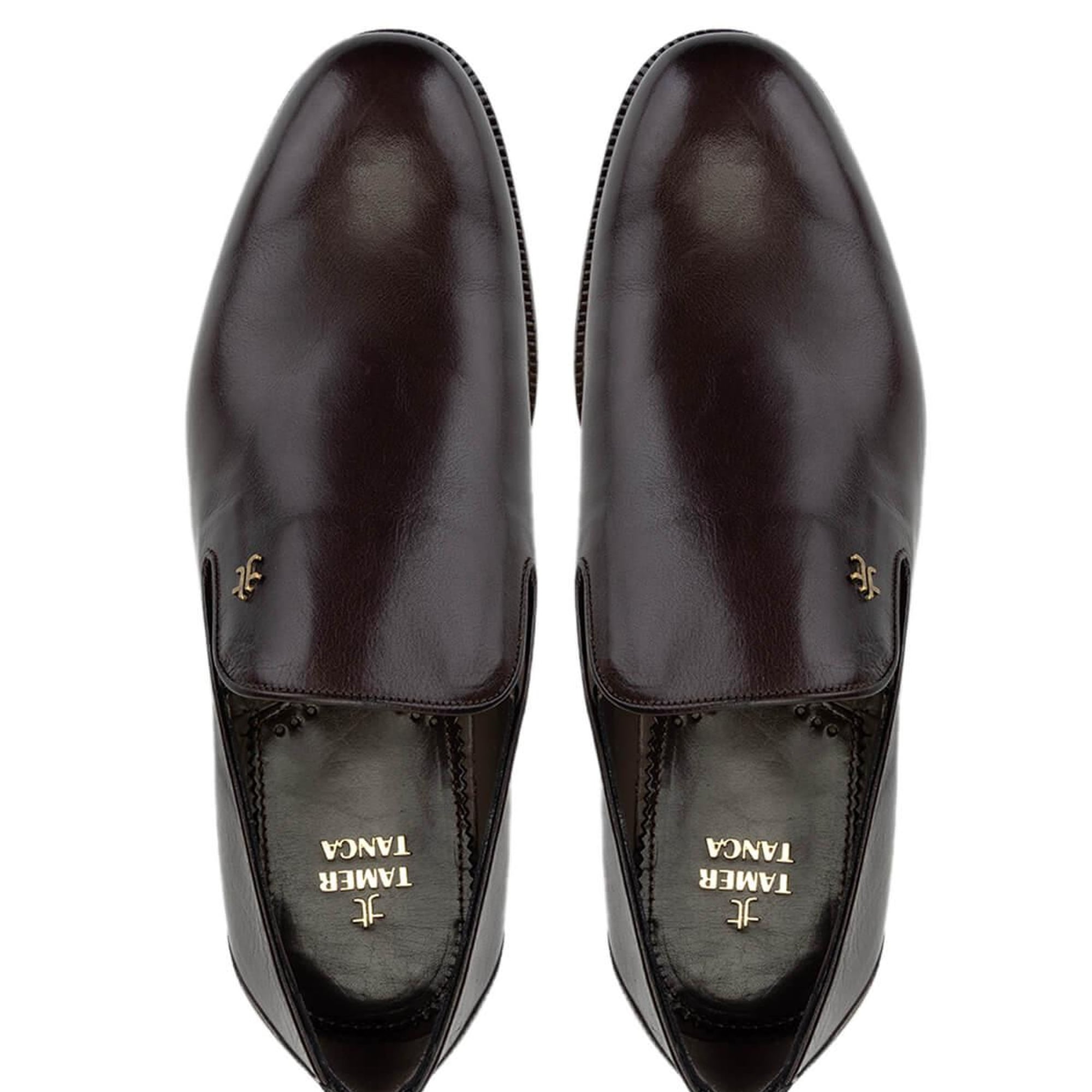 Tamer Tanca Erkek Hakiki Deri Kahverengi Loafer Ayakkabı