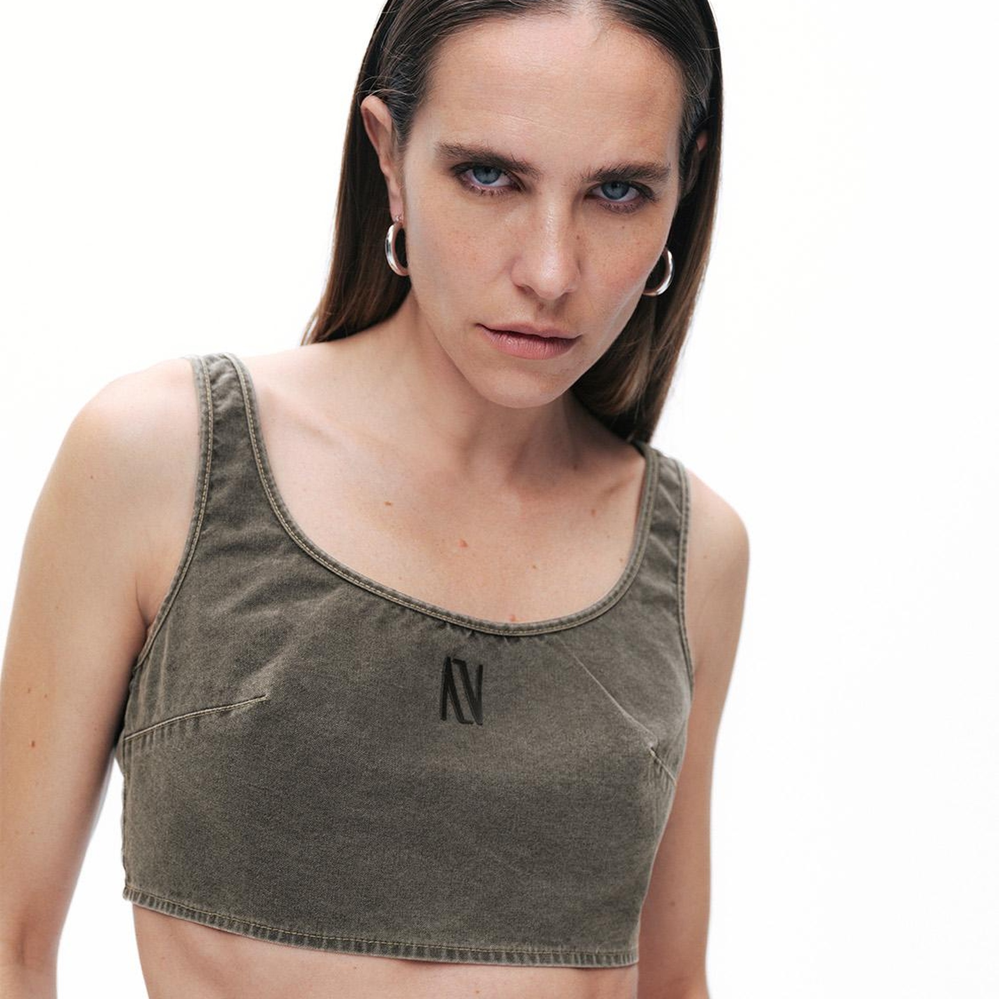 Askılı Crop Top