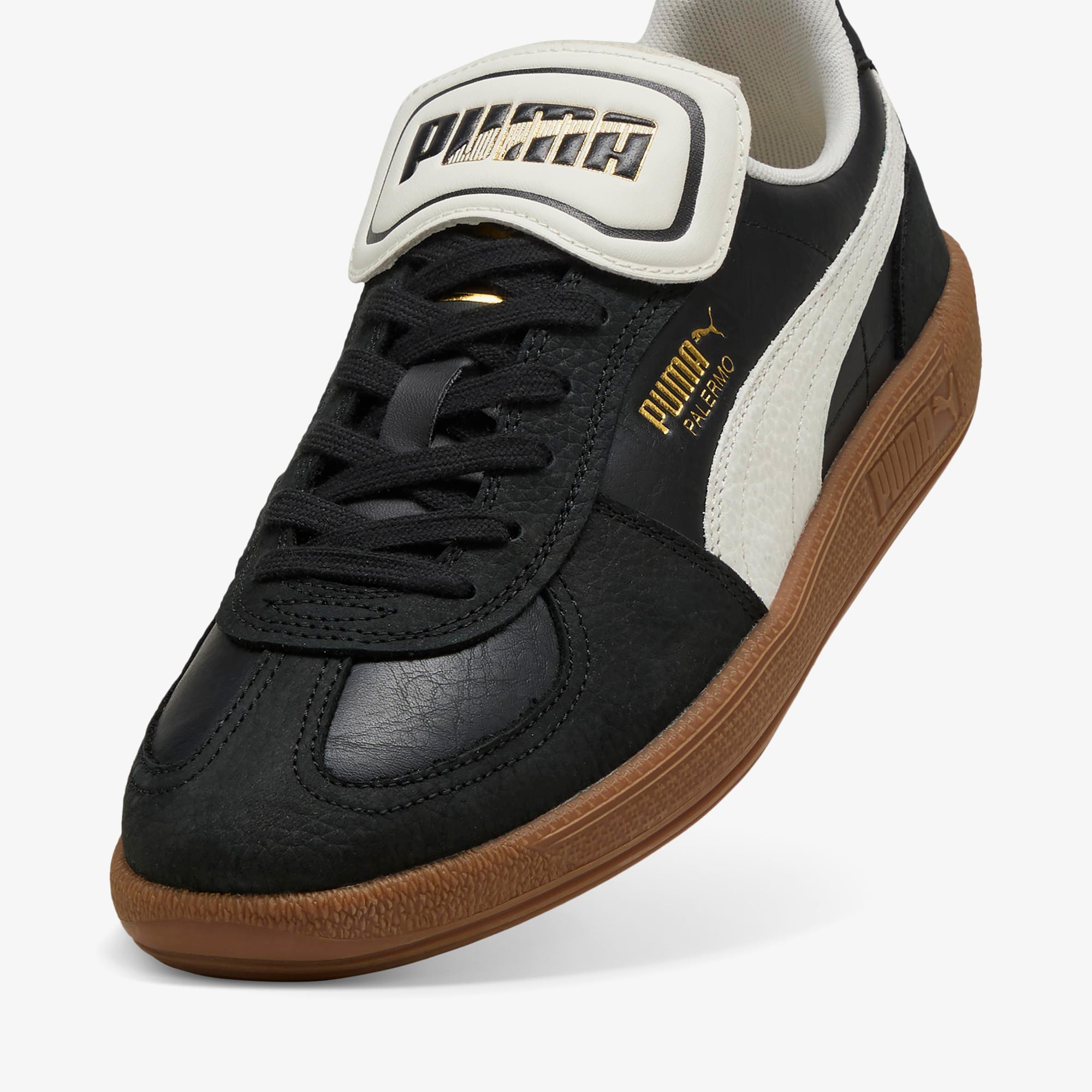 Puma Palermo Premium Unisex Siyah Spor Ayakkabı - Görsel 6