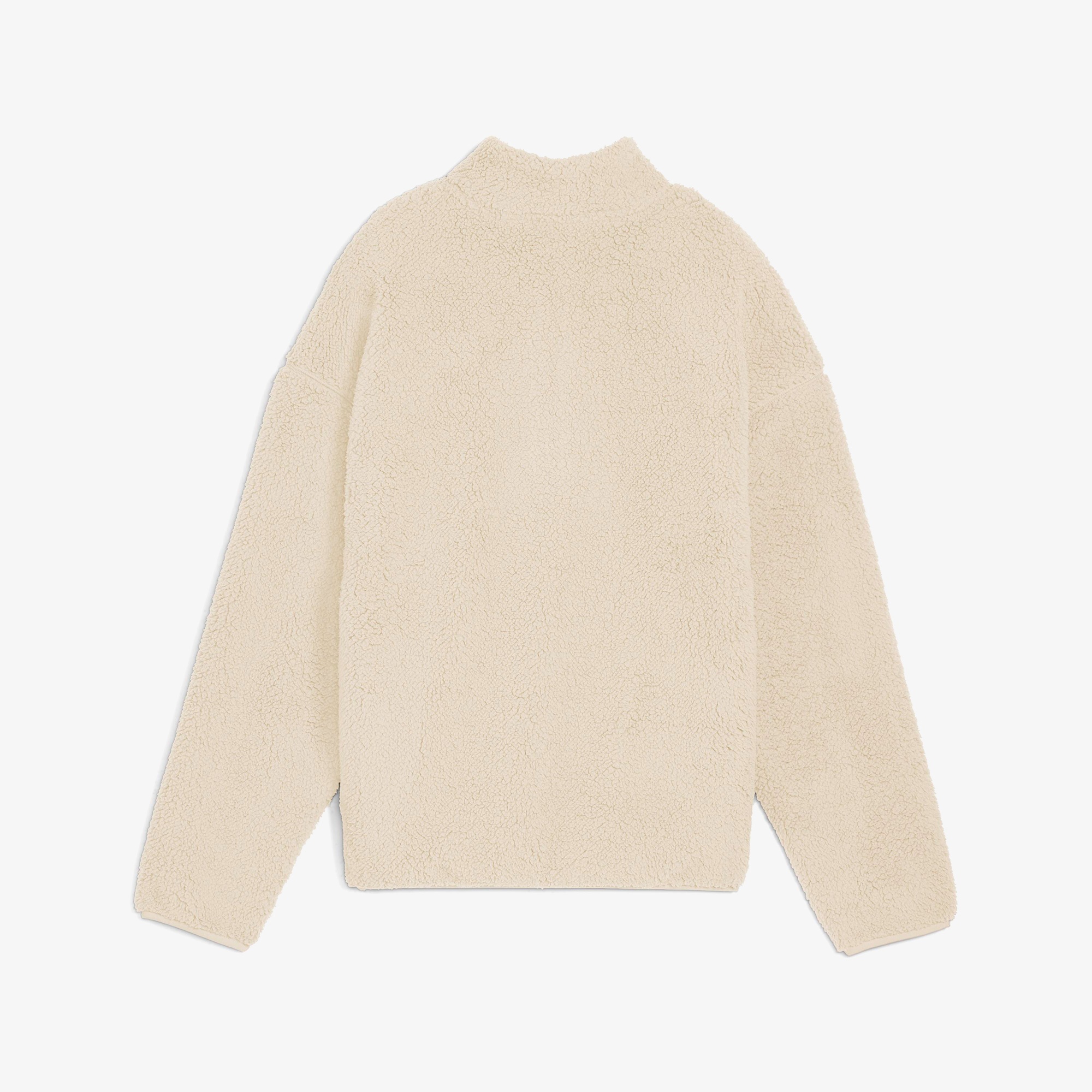 Puma Essential Elevated Half-Zip Crew Kadın Krem Rengi Sweatshirt