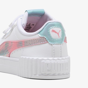  Puma Carina 3.0 Space Belle V PS Çocuk Beyaz Spor Ayakkabı