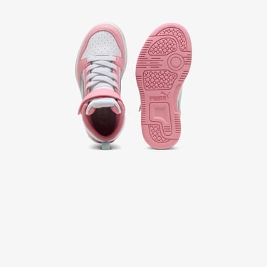  Puma Rebound V6 Mid Space Belle  Çocuk Renkli Spor Ayakkabı