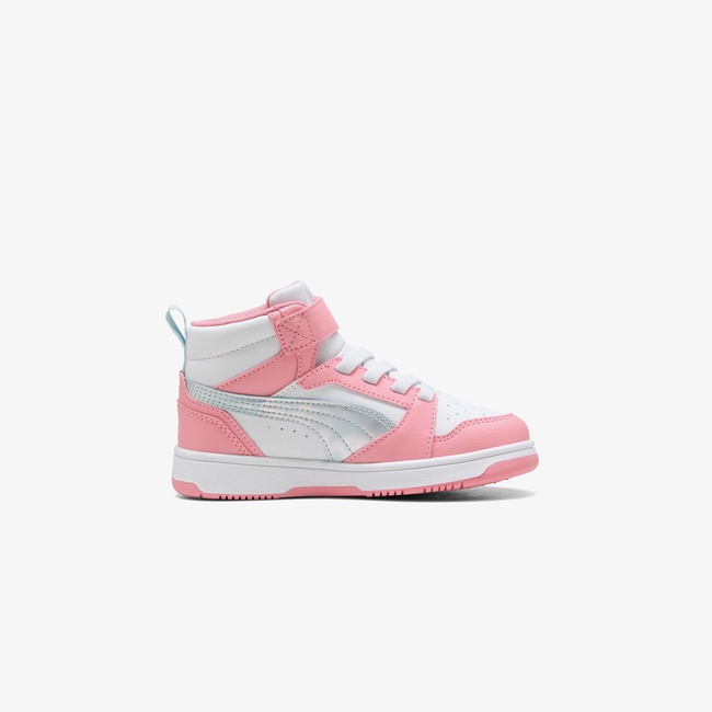 Puma Rebound V6 Mid Space Belle  Çocuk Renkli Spor Ayakkabı