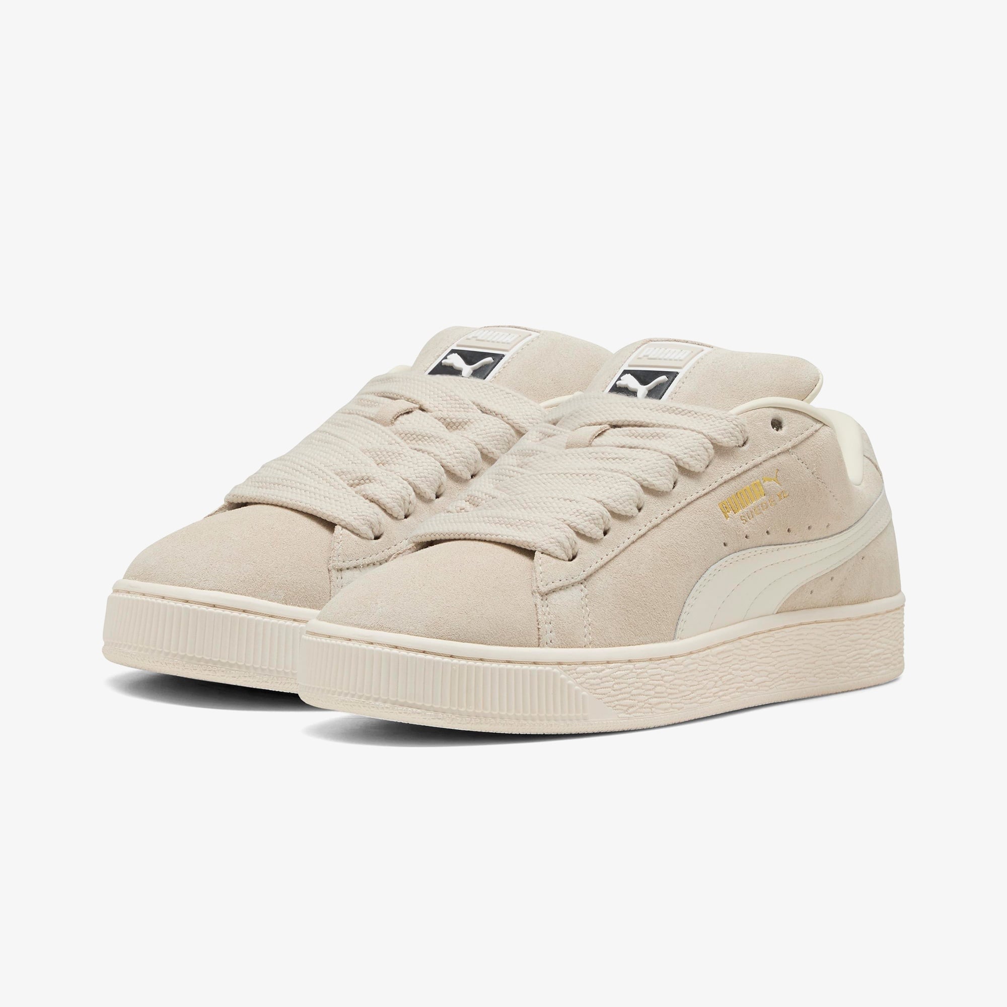 Puma Suede XL Unisex Krem Spor Ayakkabı