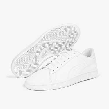  Puma Smash 3.0 Buck Unisex Beyaz Spor Ayakkabı