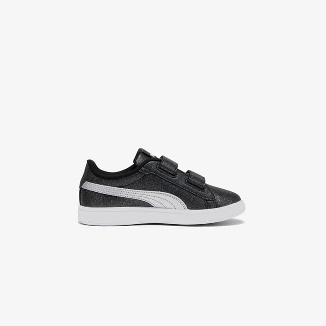  Puma Smash 3.0 Gliz Glam V PS Çocuk Siyah Spor Ayakkabı