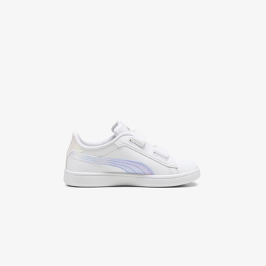  Puma  Smash 3.0 Holo 2.0 V PS Çocuk Beyaz Spor Ayakkabı