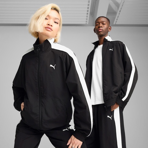  Puma T7 Oversized Track  Unisex Siyah Ceket
