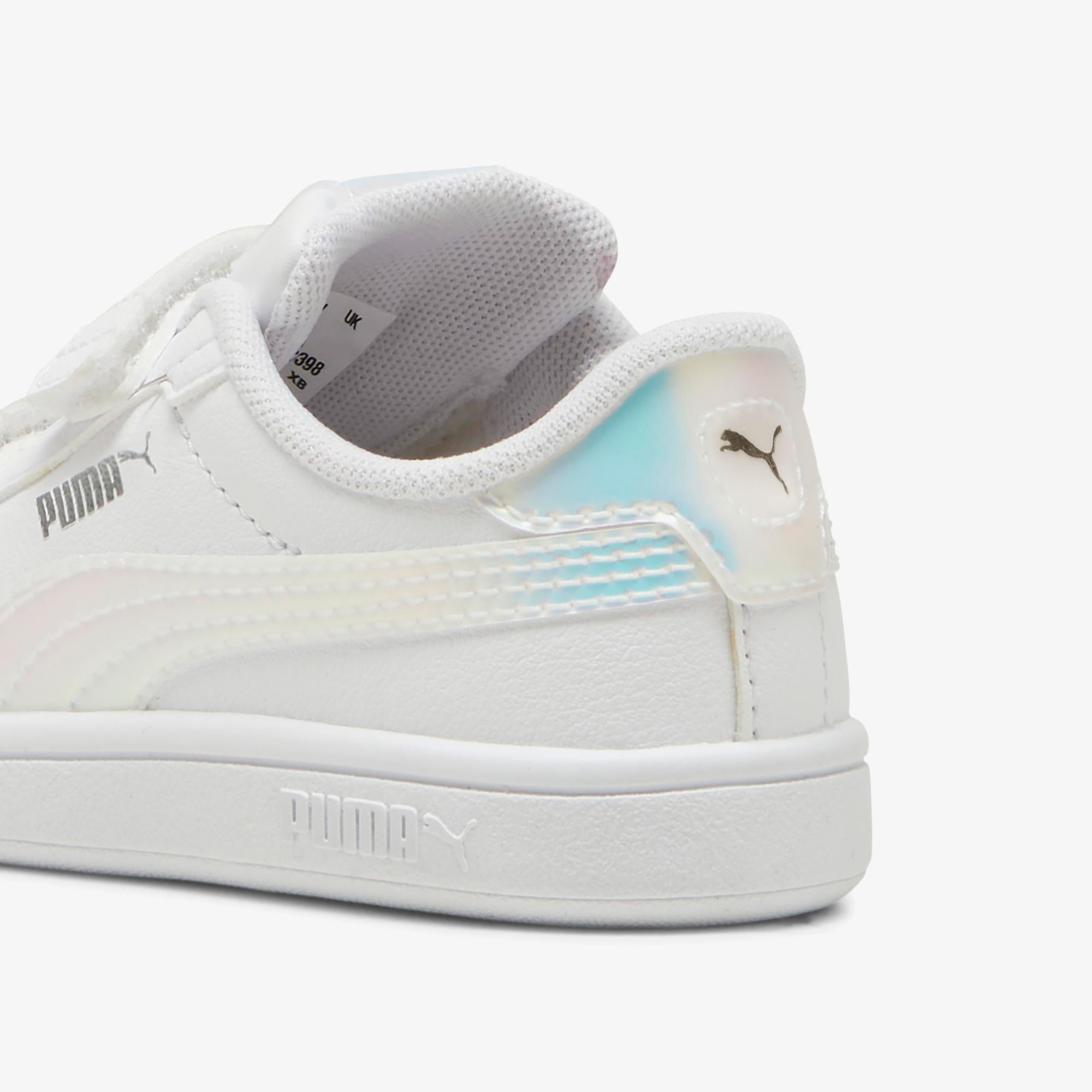 Puma  Smash 3.0 Holo 2.0 VInf Çocuk Beyaz Spor Ayakkabı