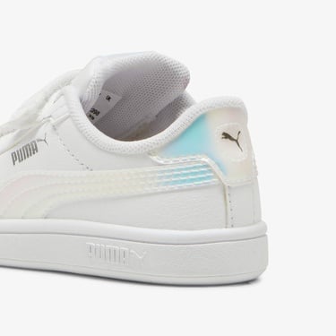  Puma  Smash 3.0 Holo 2.0 VInf Çocuk Beyaz Spor Ayakkabı