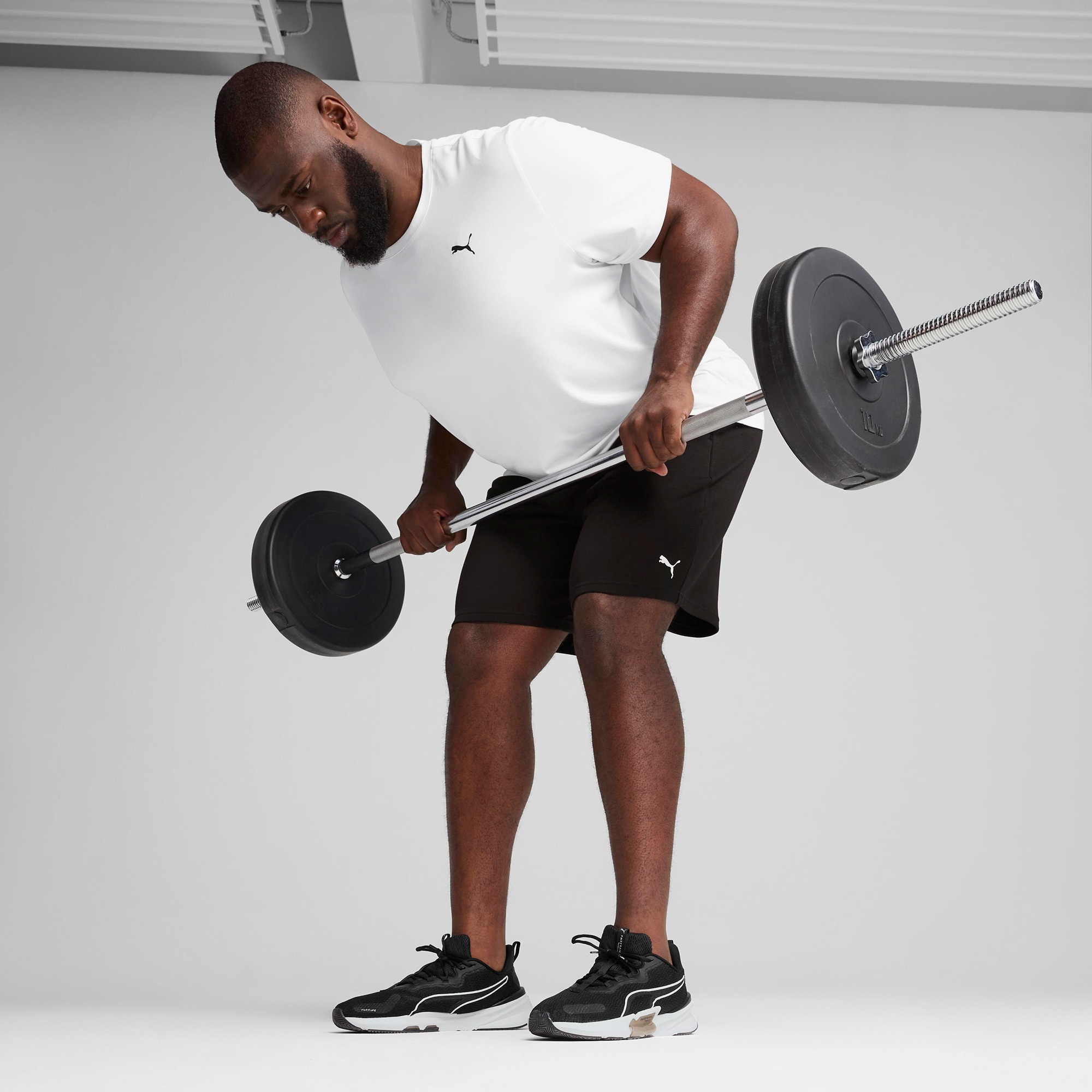 Puma M Tad Essentialential Solid Cat Erkek Beyaz T-Shirt