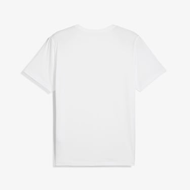  Puma M Tad Essentialential Solid Cat Erkek Beyaz T-Shirt