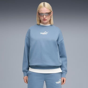  Puma Essential NATURE 2.0  Crew Kadın Mavi Sweatshirt