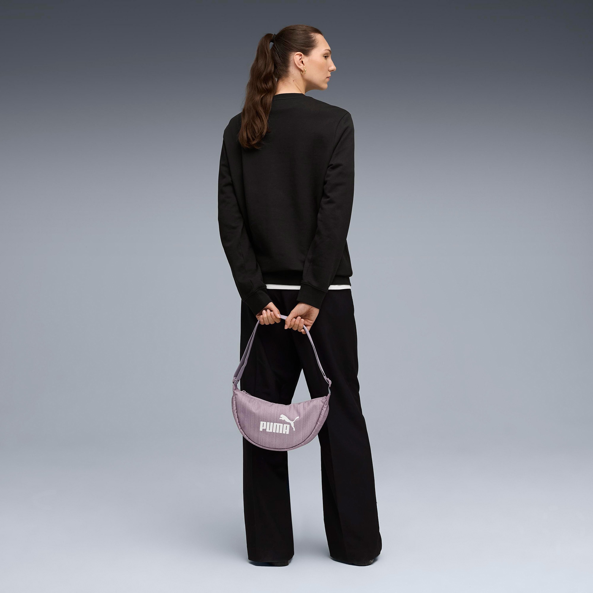 Puma BASE Half Moon Bag Kadın Mor Çanta