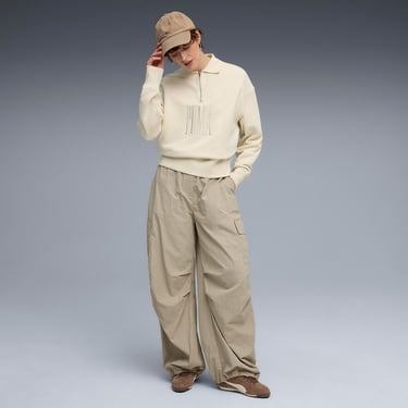  Puma Premium Essential Polo Crew Kadın Siyah Sweatshirt