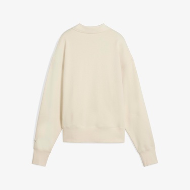  Puma Premium Essential Polo Crew Kadın Siyah Sweatshirt