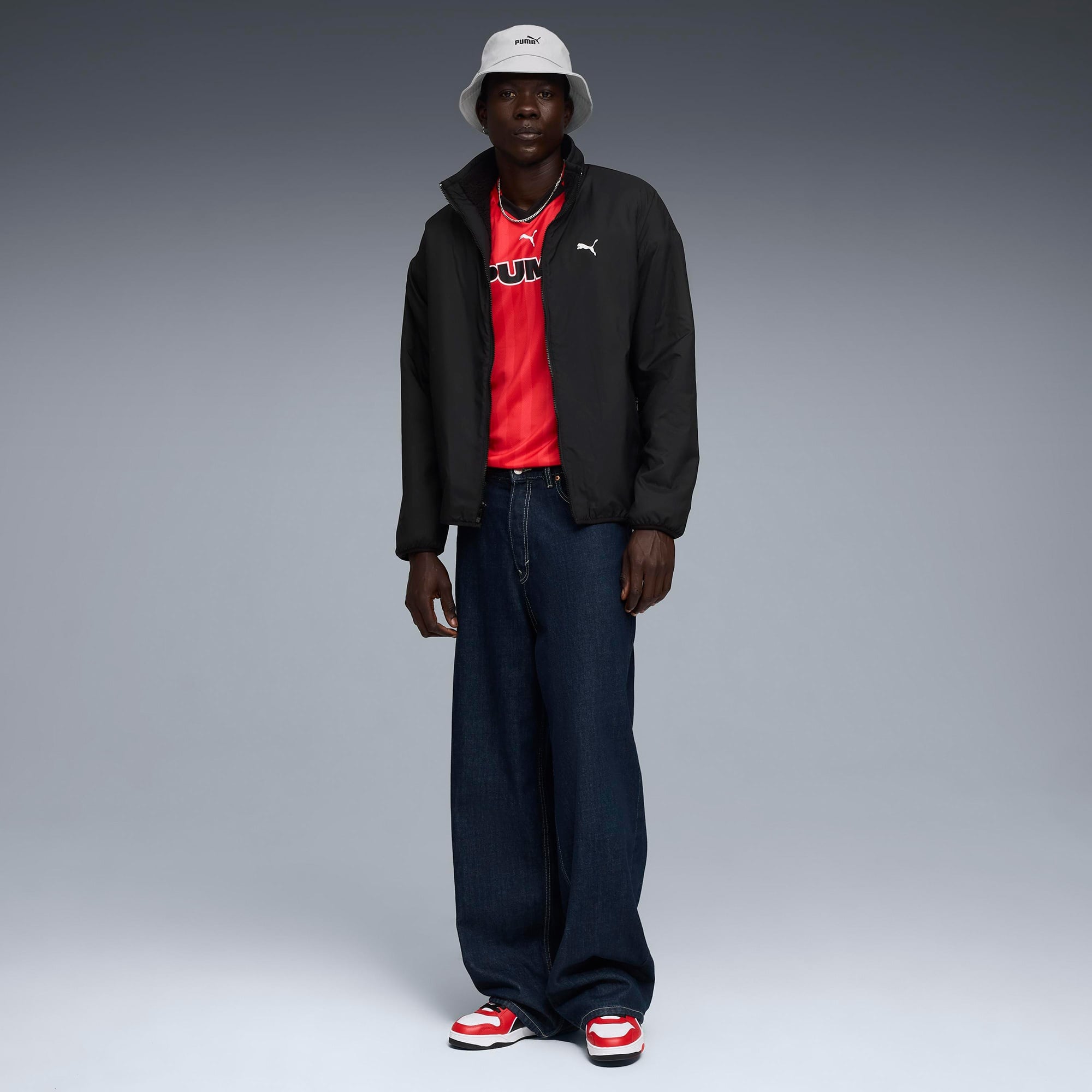 Puma Reversible Sherpa  Erkek Siyah Ceket