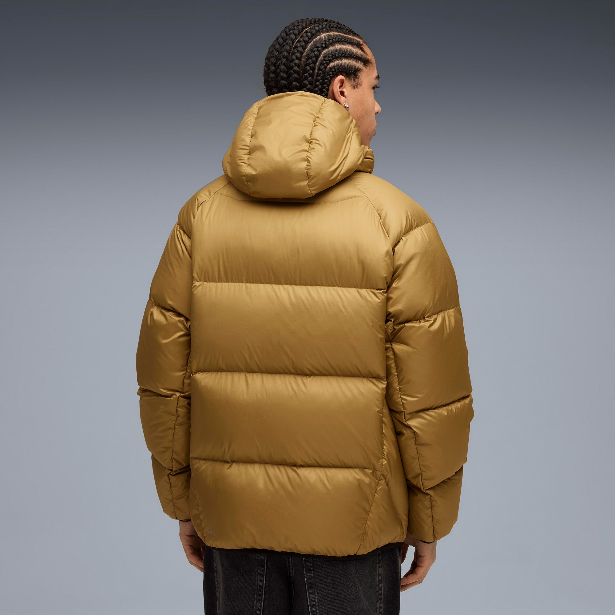 Puma Hooded Down Puffer  Erkek Sarı Mont
