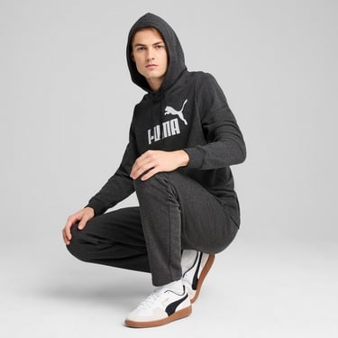  Puma Essential No. 1 Logo  Erkek Koyu Gri Sweatshirt