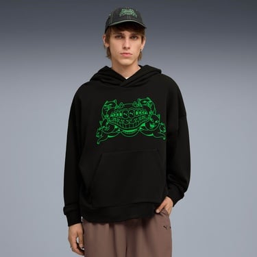  Puma X Ripndip Boxy Erkek Siyah Sweatshirt