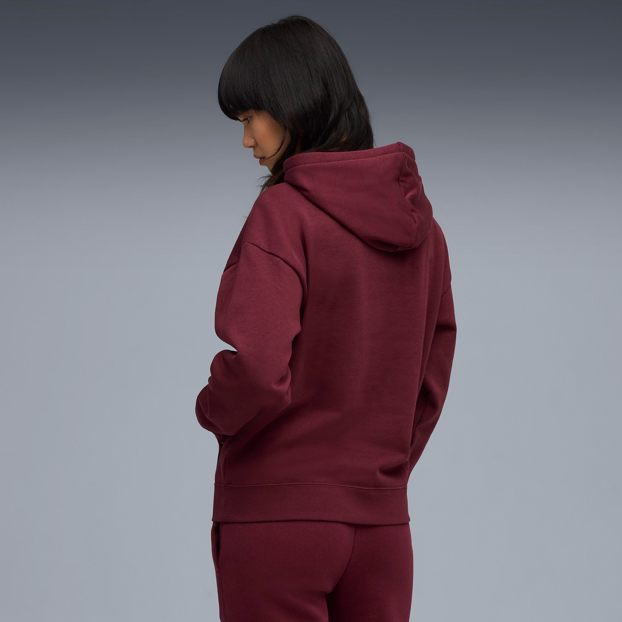 Puma Essential Small No. 1 Logo  Kadın Kırmızı Sweatshirt